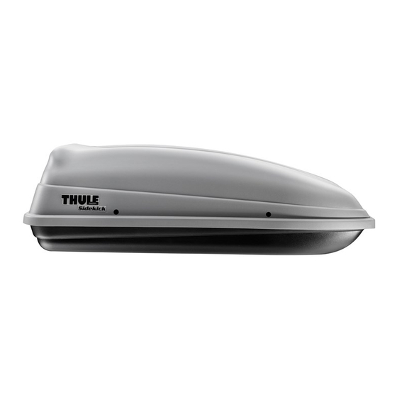 Thule SWEDEN Sidekick Manual Del Usuario