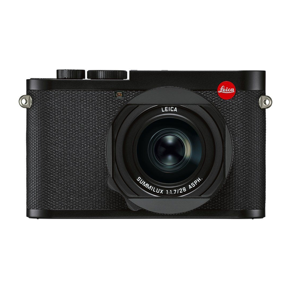 Leica Q2 MONOCHROM Manual De Instrucciones