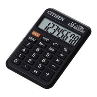 Citizen LC-310N Manual De Instrucciones