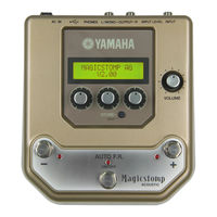 Yamaha MAGICSTOMP ACOUSTIC Manual Del Usuario