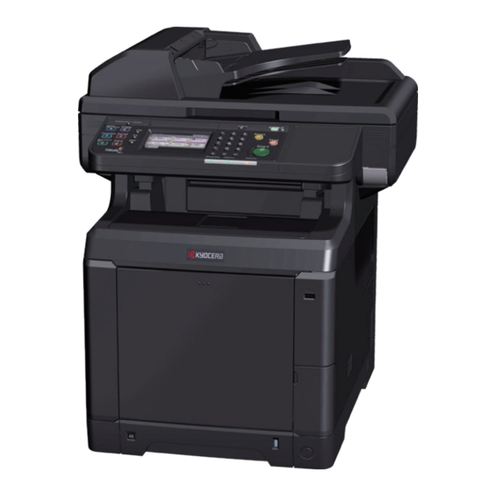 Kyocera TASKalfa 266ci Guía De Instalación Rápida