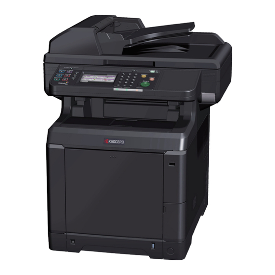 Kyocera TASKalfa 266ci Guía De Instalación Rápida