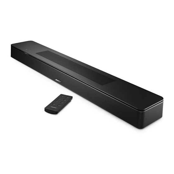 Bose SMART SOUNDBAR 600 Manual De Instrucciones