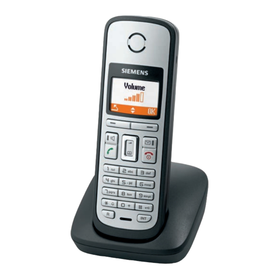Siemens Gigaset C38H Manual De Instrucciones