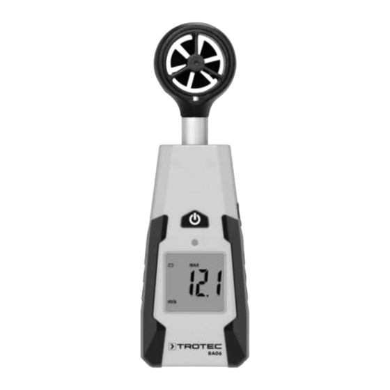 Trotec BA06 Manual Operativo