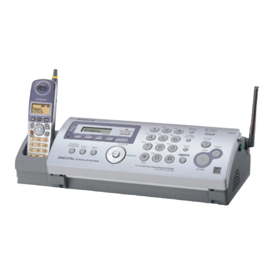 Panasonic KX-FG2451 Guía De Referencia Rápida