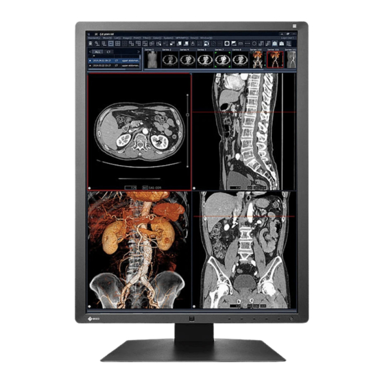 Eizo RadiForce RX250 Manuales