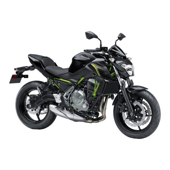 Kawasaki Z650 2018 Manuales