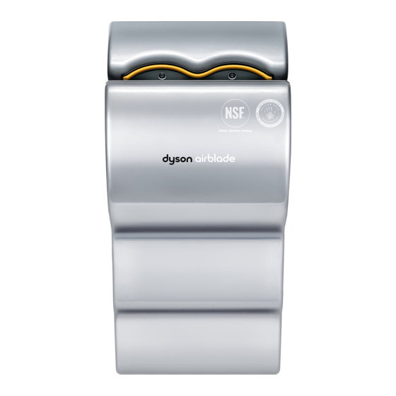 Dyson airblade AB01 Manual De Instrucciones