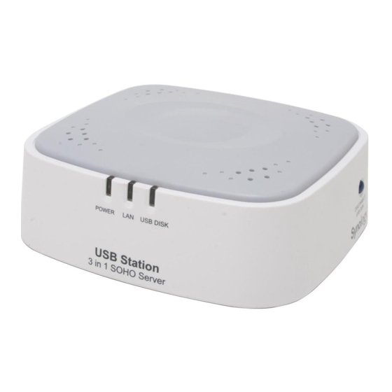Synology USB Station Manual Del Usuario