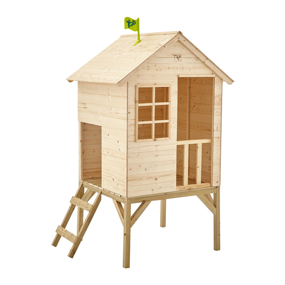 TP active fun TP Sunnyside Wooden Tower Playhouse Instrucciones De Montaje, Mantenimiento Y Uso Seguro