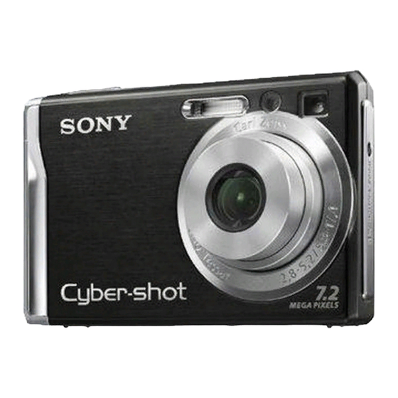 Sony Cyber-shot DSC-W80 Manual De Instrucciones