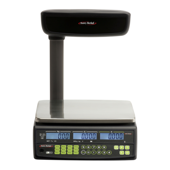 Avery Berkel FX 50 Instrucciones De Usuario