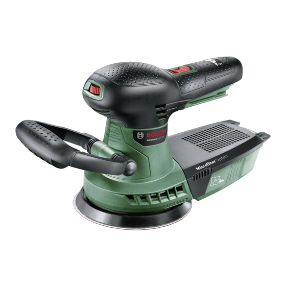 Bosch AdvancedOrbit 18 Manual Original