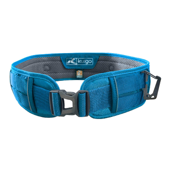 Kurgo RSG ACTIVE UTILITY BELT Guia De Inicio Rapido