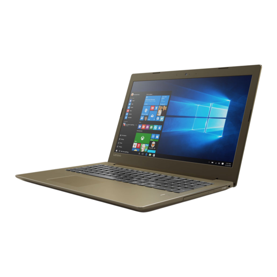 Lenovo ideapad 520 Guia Del Usuario