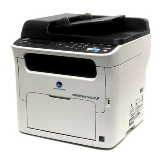 Konica Minolta magicolor 1690MF Guia Del Usuario