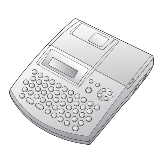 Brother P-Touch 2600 Guía De Usuario