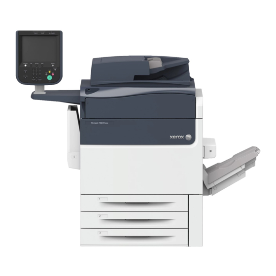 Xerox Versant 280 Documentación Del Usuario