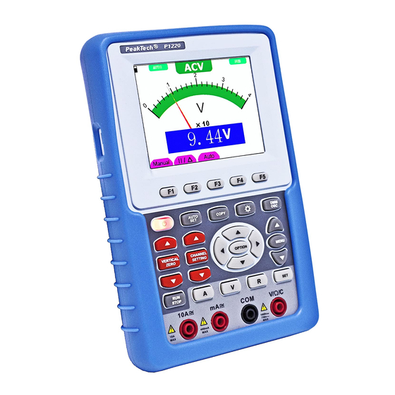 PeakTech 1220 Manual Del Usuario