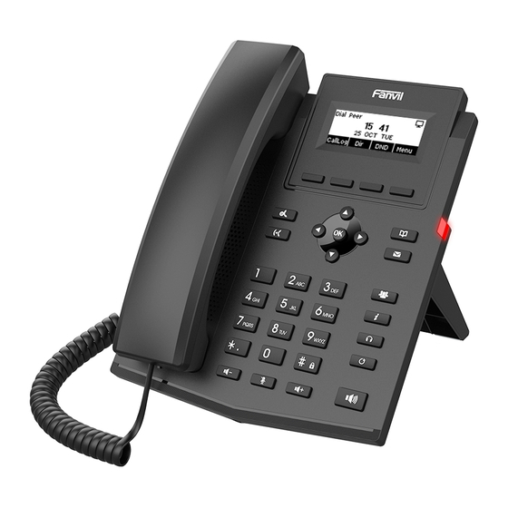 Fanvil X301 Guía De Instalación Rápida