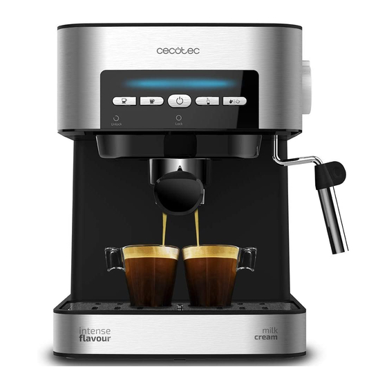 cecotec CUMBIA POWER ESPRESSO 20 MATIC Manual De Instrucciones