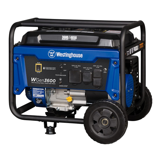 Westinghouse WGen2000 Manual De Usuario
