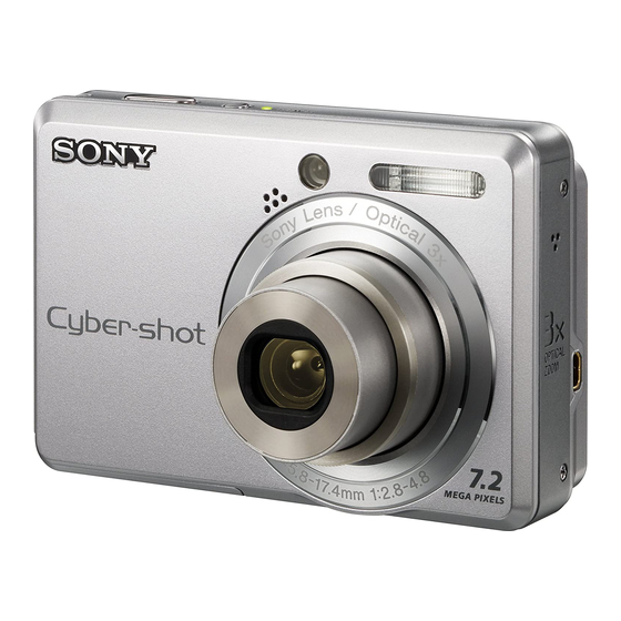 Sony Cyber-shot DSC-S730 Manual De Instrucciones