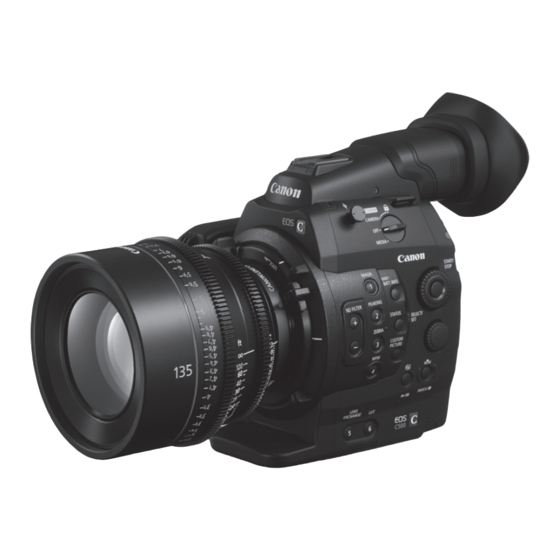 Canon EOS C500 Manual De Instrucciones