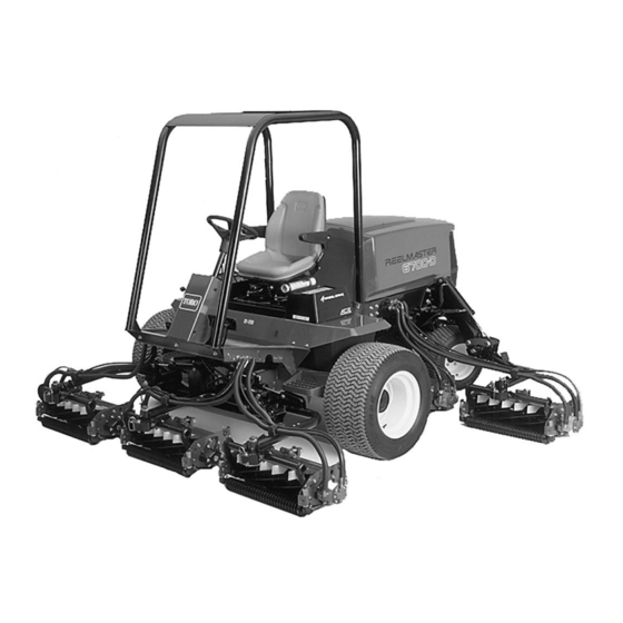 Toro REELMASTER Serie Manual Del Operador