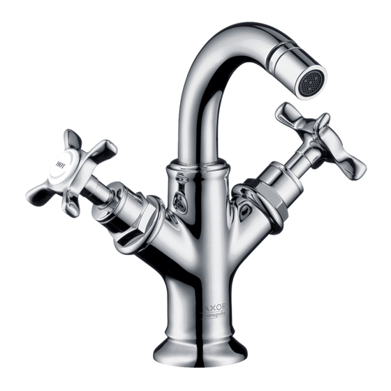 Hansgrohe Axor Montreux 16520 Serie Manuales