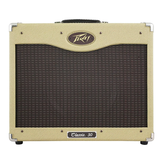 Peavey Classic 30 Manual Del Usuario
