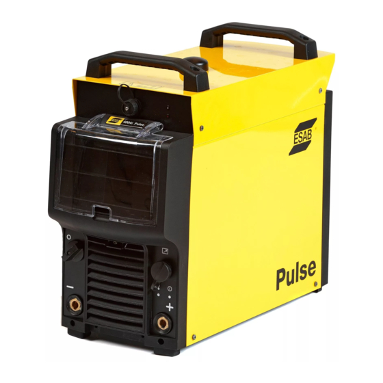 ESAB Aristo Mig 4004i Pulse Instrucciones De Uso