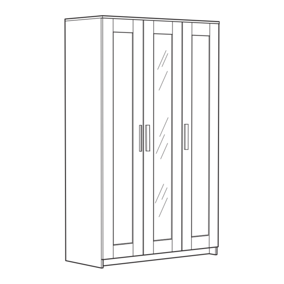IKEA BRIMNES Manual De Instrucciones
