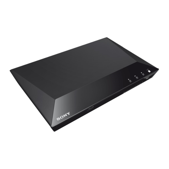 Sony BDP-S1100 Manual De Instrucciones
