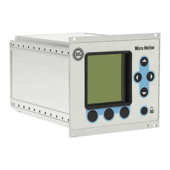 Emerson Micro Motion 3500 Guía De Referencia Rápida