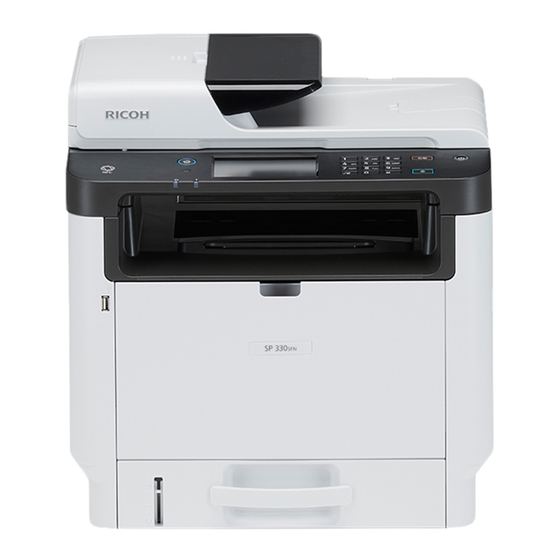 Ricoh SP 330SN Guia De Instalacion
