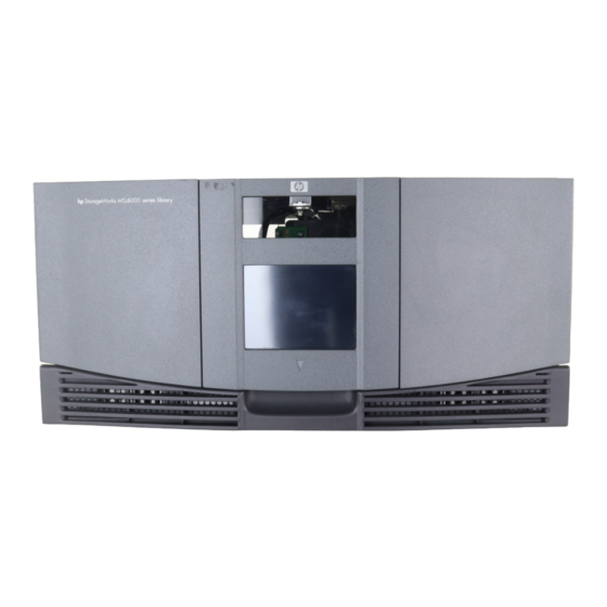 HP StorageWorks MSL6000 Serie Guía De Usuario