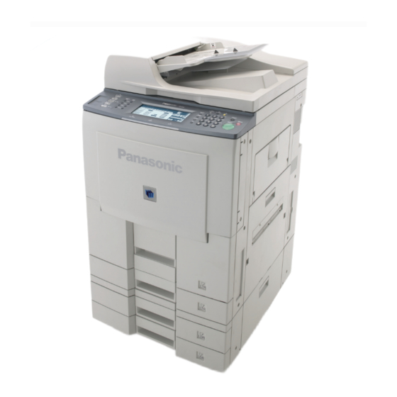 Panasonic DP-8060 Instrucciones De Funcionamiento