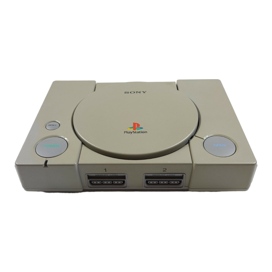 Sony PlayStation SCPH-5501/94005 Manuales