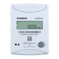 Zenner Zelsius C5-ISF Instrucciones De Instalación Y Funcionamiento