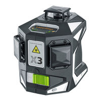 LaserLiner X3-Laser Manual De Instrucciones