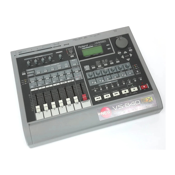 Roland V-Studio VS-840EX Manual Del Usuario