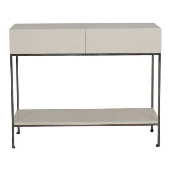 West Elm Storage Console Instrucciones De Ensamblaje