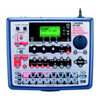 Boss SP-505 Manual Del Usuario
