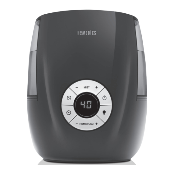 HoMedics Cool & Warm Mist Manuales