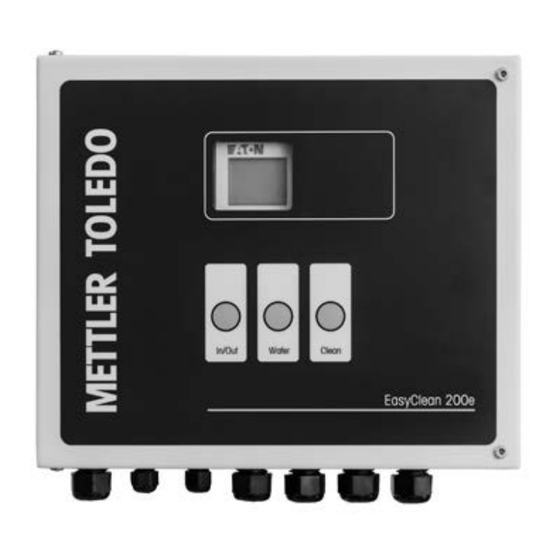Mettler Toledo EasyClean 200e Guía De Configuración Rápida