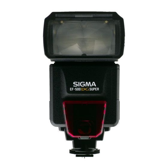 Sigma EF-500 Manuales