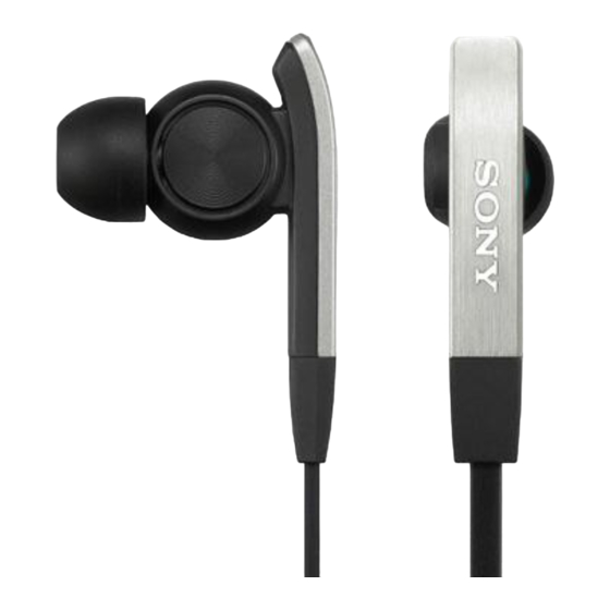 Sony MDR-XB20EX Manual De Instrucciones