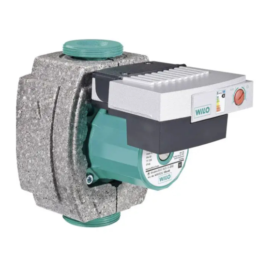 Wilo Stratos ECO Instrucciones De Instalación Y Funcionamiento